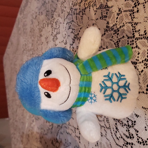 Plush Bear and Snowman Toy. - Picture 2 of 8